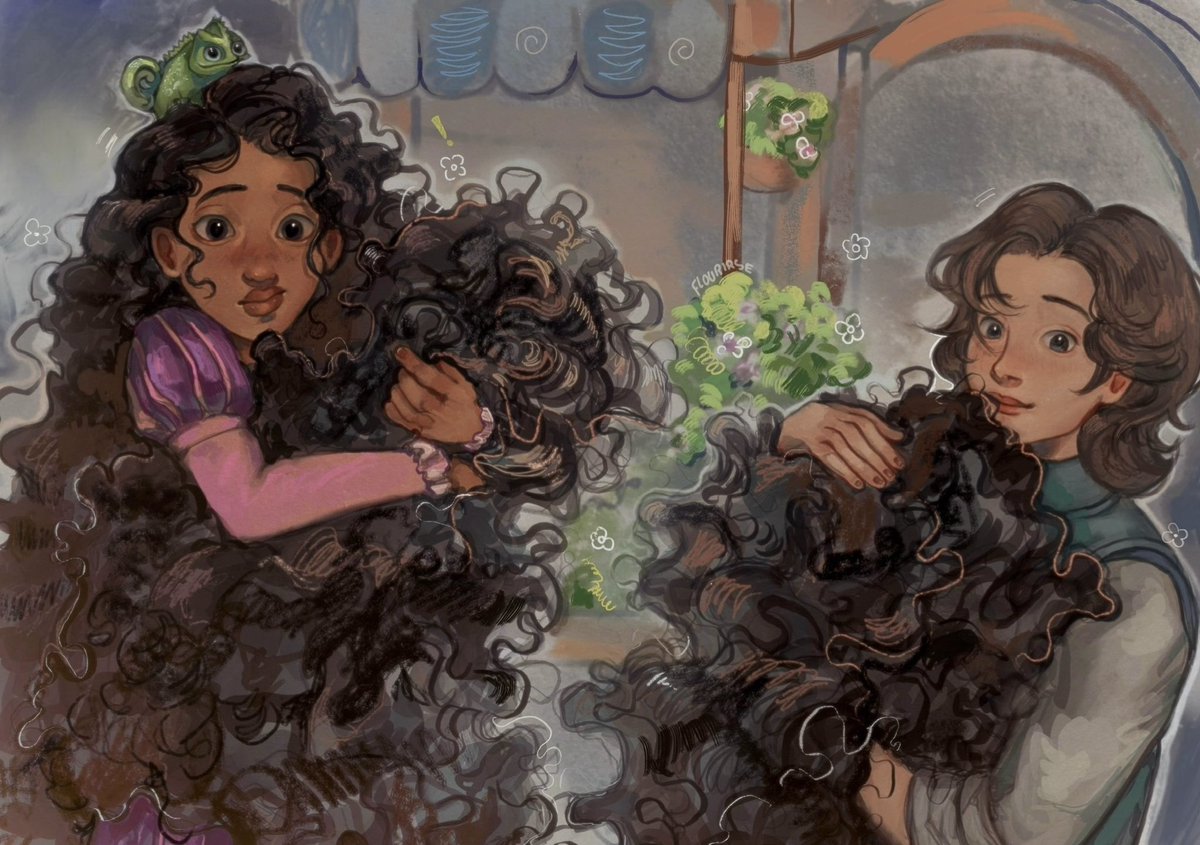 rapunzel and her little lesbian twink