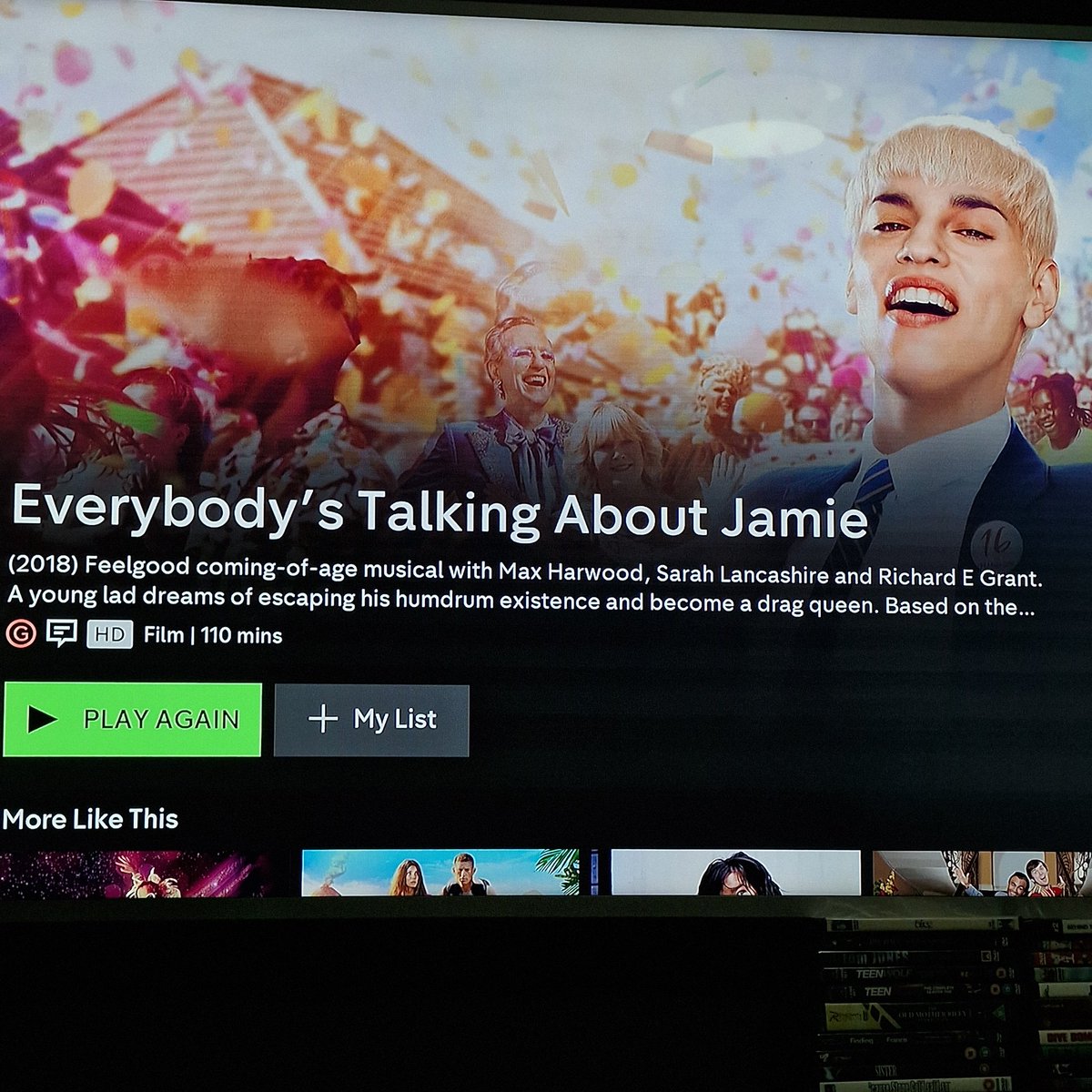 It's a crime to #LGBTQIA and #British cinema that iv never seen #everybodystalkingaboutjamie screened at a cinema or avaliable in video. Such an amazing coming of age musical based on the stange play locked origionaly to @PrimeVideo but now on @Channel4 for a bit. Heart lifting.