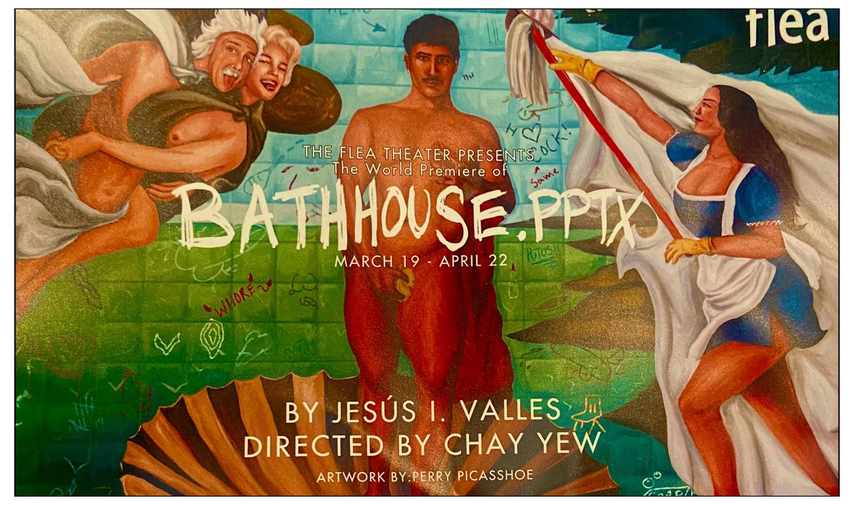 What I luv about NY is its theatrical #diversity & #Experimental Art. #RichardPelzerii put a group together 2attend #TheFleaTheater @TheFleaTheater #OffOffBroadway show #BathHouse.PPTX where the entire Latin cast spoke in Spanish & English. The director #ChayYew is Asian