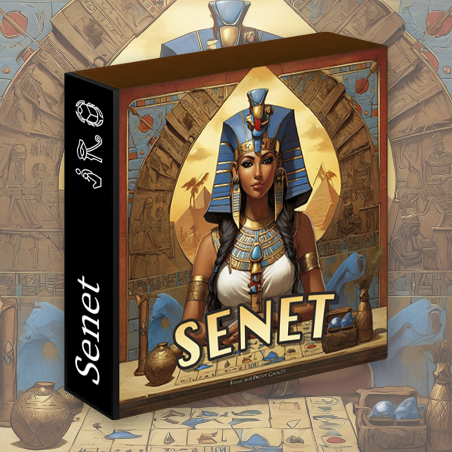 Board Game Museum features not only out-of-print games, vintage titles and eternal classics, but even some archeologial treasures - such as the most famous one of Ancient Egyptian games, Senet! tabletopia.com/games/the-anci…