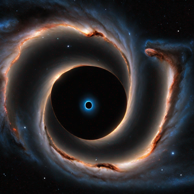 Astrophysicists made a giant quantum vortex for studying black holes More: mesonstars.com/space/astrophy