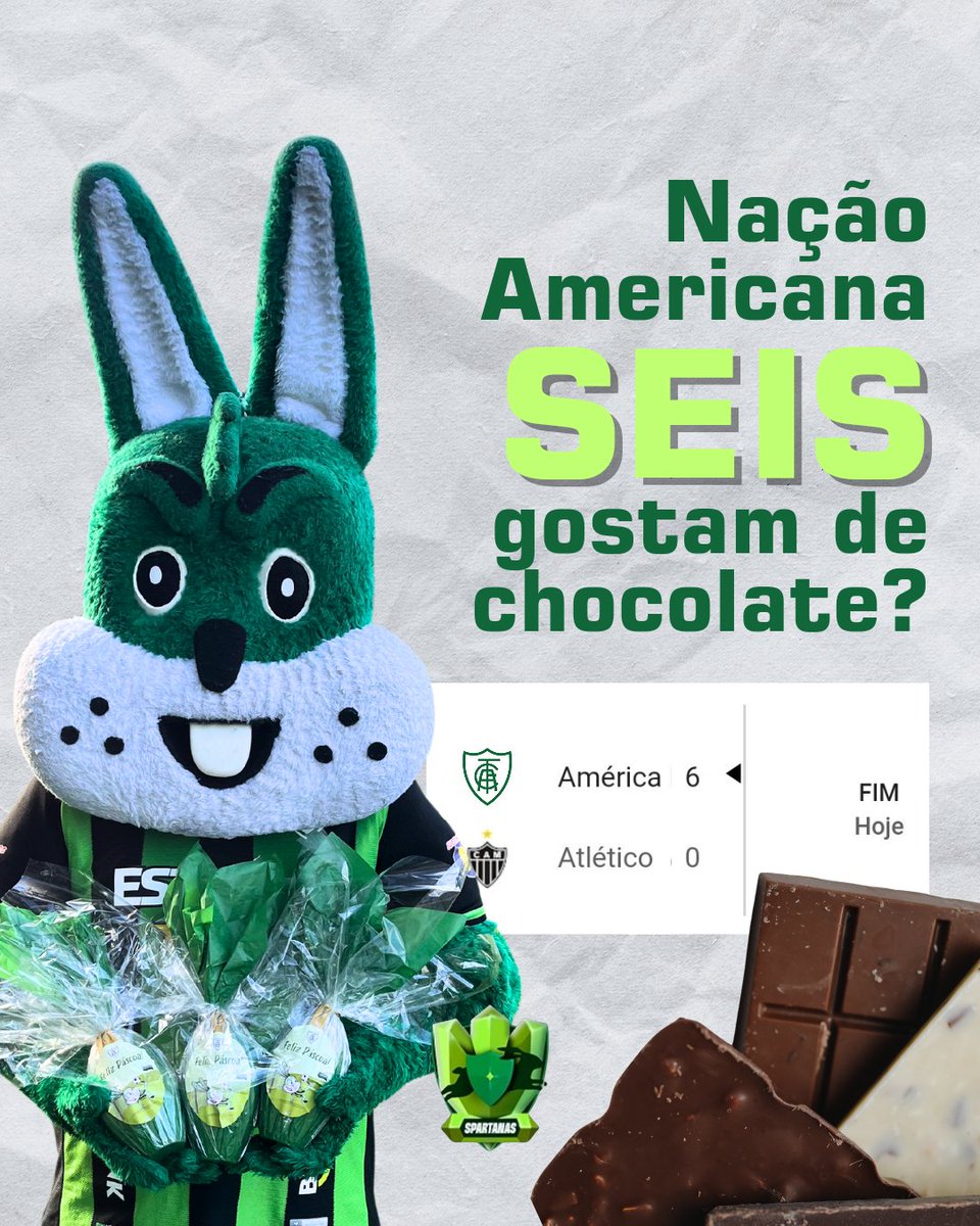 As Spartanas gostam! Quem foi na Arena Gregorão hoje pôde confirmar!  🍫🐰

#PraCimaDelasSpartanas 💚