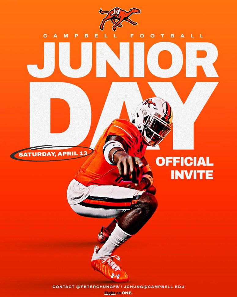 Kater3rd's tweet photo. Had a Great Junior Day Visit at Campbell University Today! Definitely enjoyed it thanks for having me ! 🐪@GoCamelsFB @CoachEDaniels @CoachEAmoako @PeterChungFB @SAPatriotsFB @coach_mccants https://t.co/J32m2D8W4p