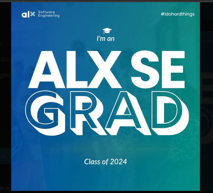 I'm so proud of myself right now, yall have no idea. Shout out to @julienbarbier42 and @FredSwaniker the real superheros of the TechSpace . #ALX_SE #graduation #dohardthings #Cohort13