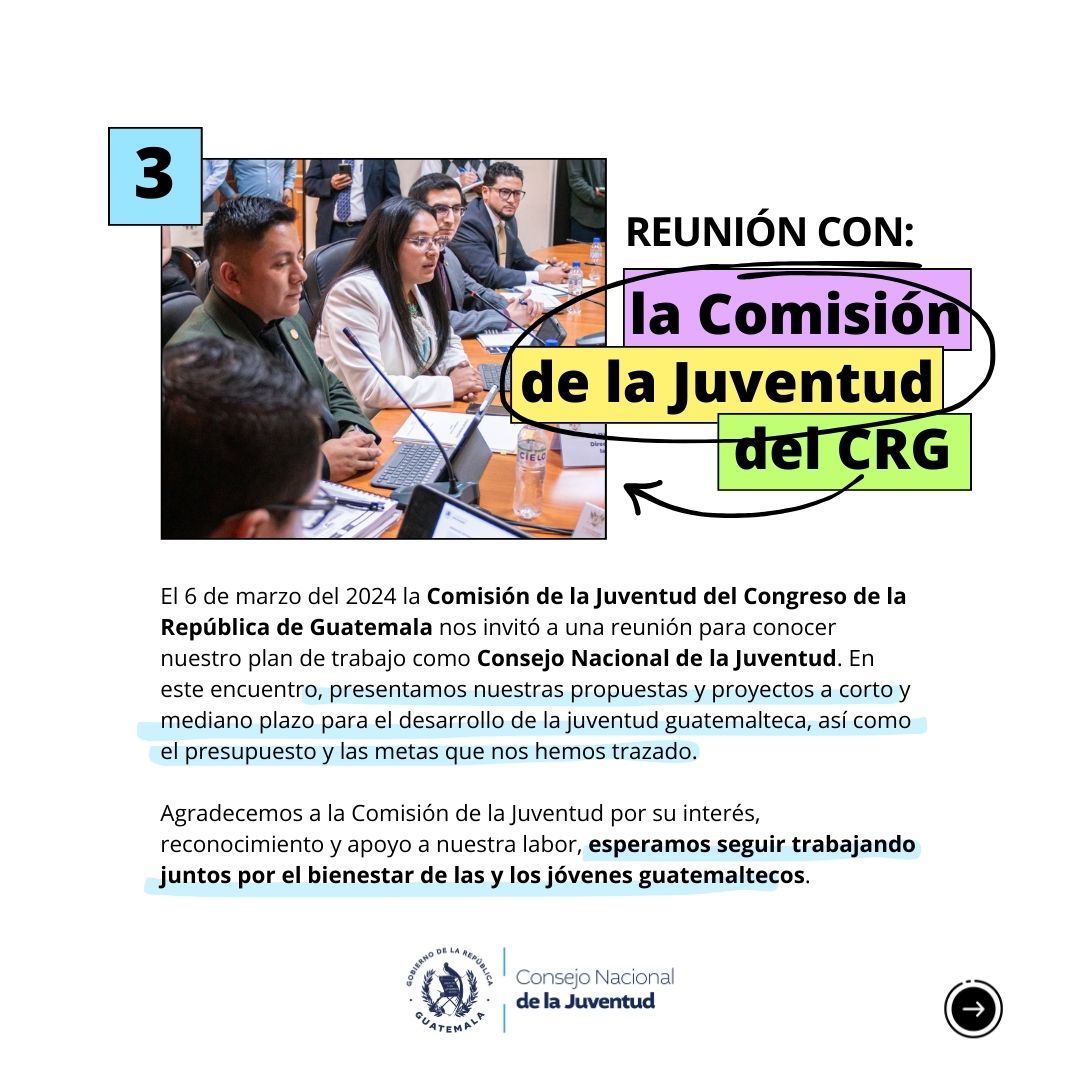 ConjuveGuate's tweet photo. Ha llegado nuestra sección #ELUPDATE para mantenerte informado sobre todas las acciones que estamos llevando a cabo en el CONSEJO NACIONAL DE
LA JUVENTUD -CONJUVE-

Like y Comparte, juntos corramos la voz 😊
#conjuvesaleadelante https://t.co/xCfoQ1Ydg1
