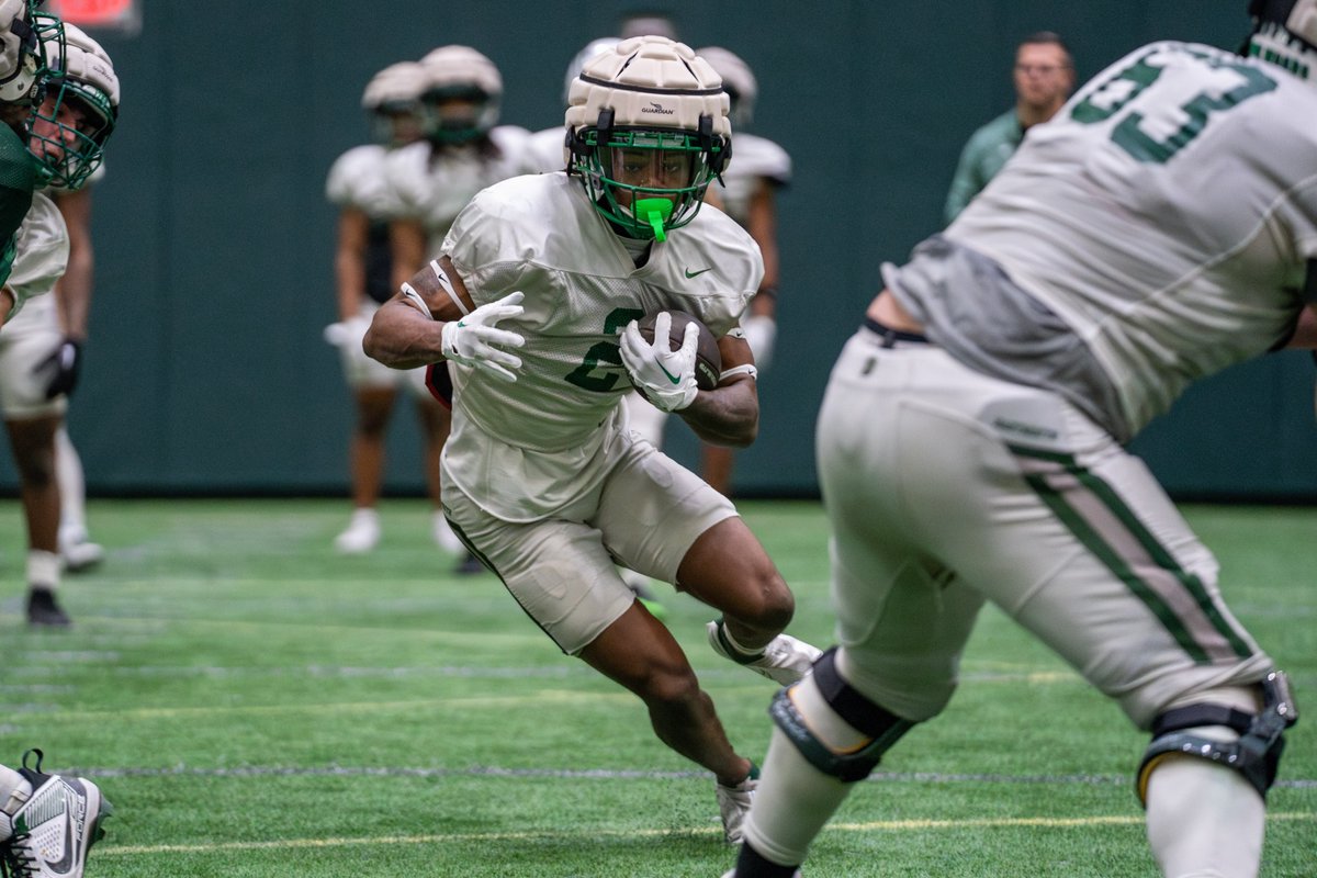 'We've got a great group of guys, a lot of energy, a lot of juice, flying around making things happen.' Now finished with Week 2 of spring practices, @DartmouthFTBL continues to put in the work. 🔗: dartsports.co/4awYldb | #GoBigGreen