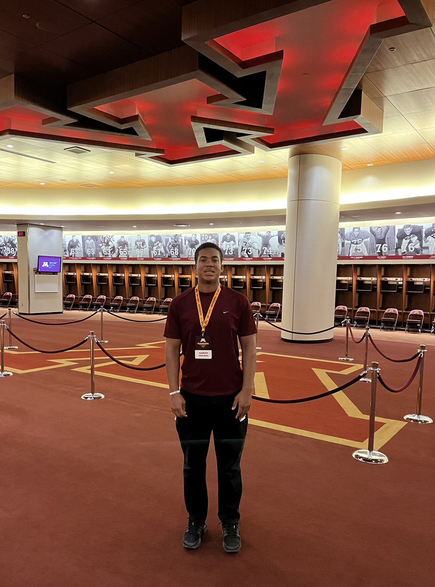 Had a great time at the University of Minnesota! @CoachBain75 @GopherFootball @mphsrecruiting @RonTBAOL