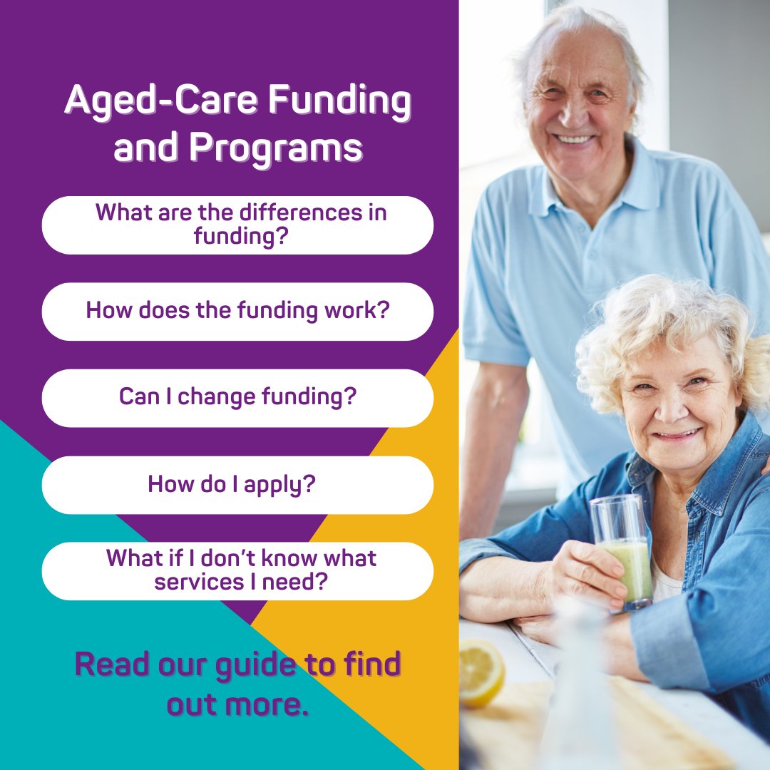 Exploring aged-care funding programs and packages can be overwhelming, but don't worry - we're here to help. Learn all about Australia's aged care funding and programs with our easy guide. 

Check it out 👉 bit.ly/4avXTMy

#FundingExplained #HomeSupport #CHSP #HCP #STRC