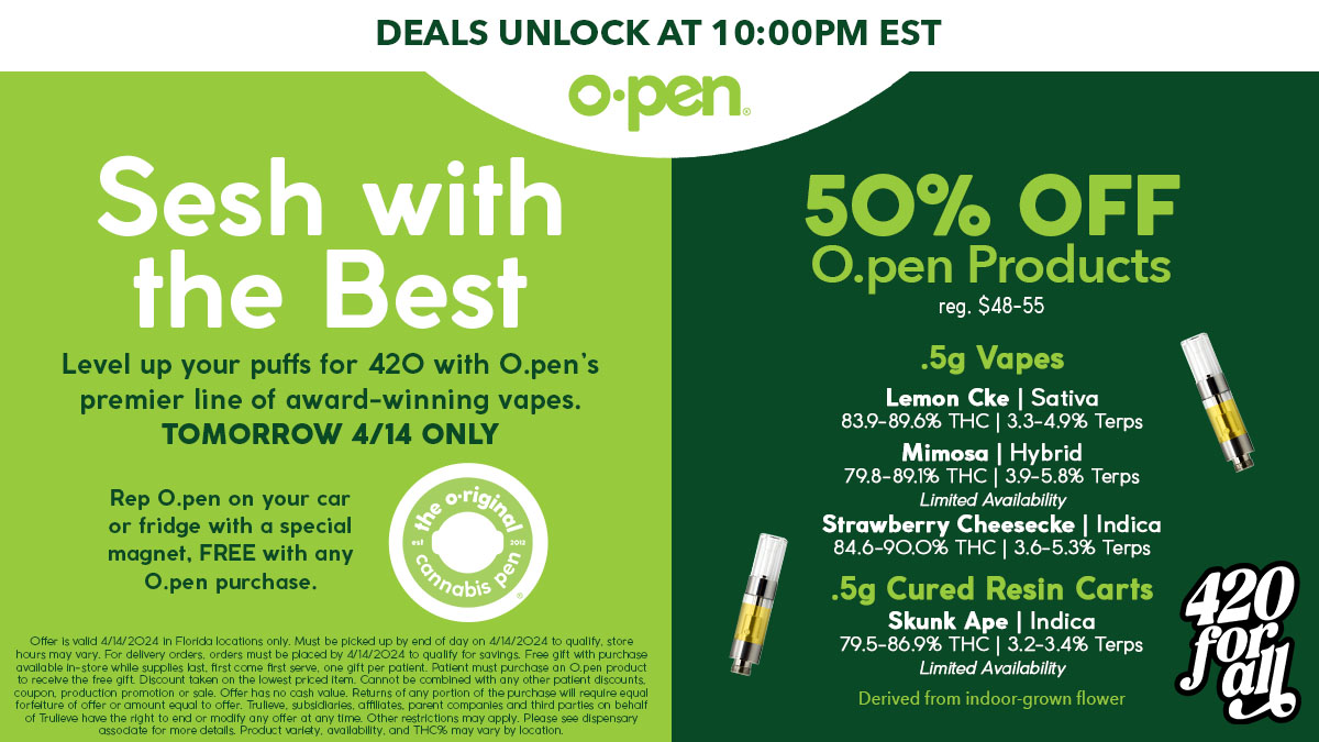 Level up your puffs up with @OpenVAPE's premier line of award winning vapes! Tomorrow, don't let these major deals (and free swag) go up in smoke! 💨