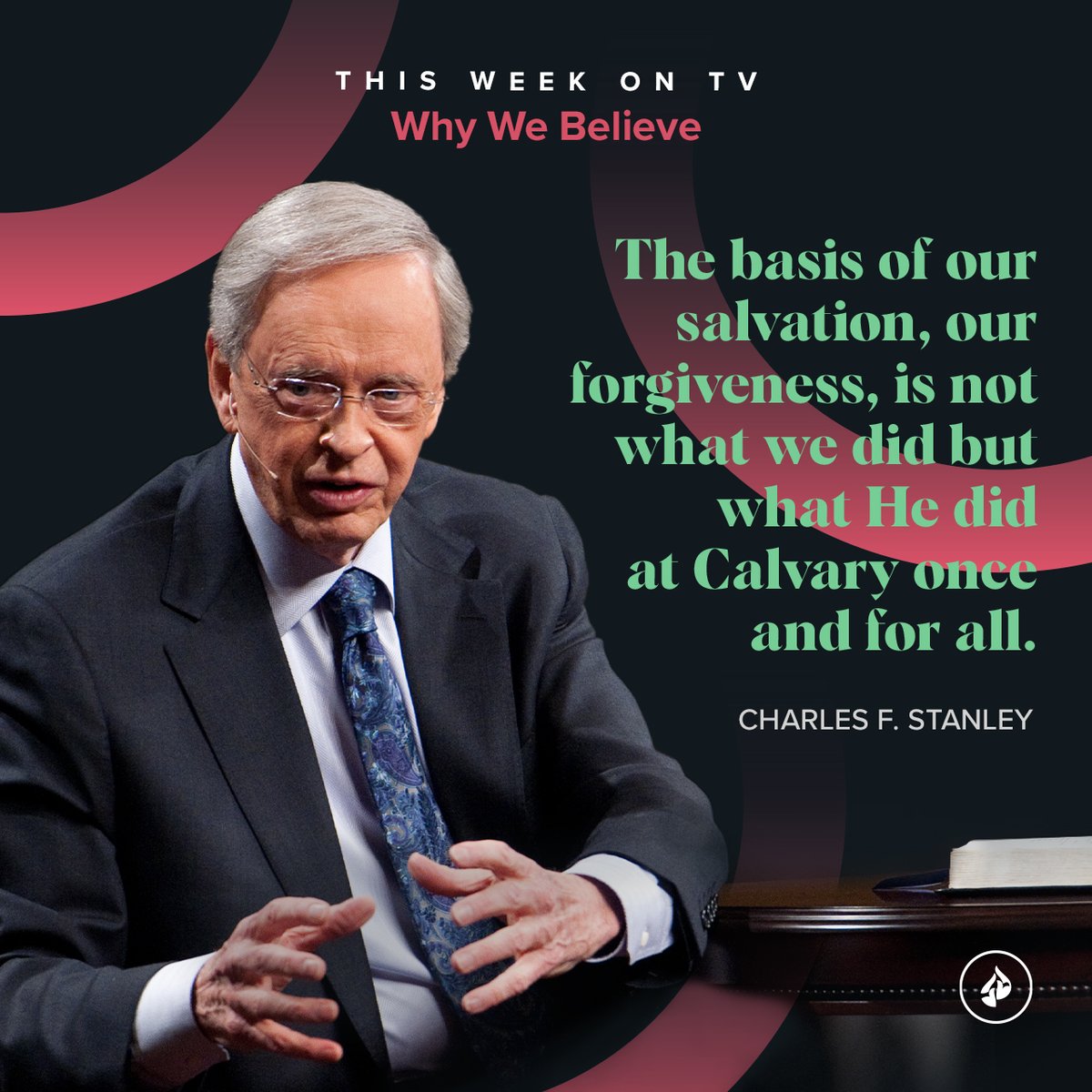 Without the cross, we have no hope of salvation. But with the cross, our eternal future is secure because the blood of Jesus atoned for our sins. Watch 'Why We Believe' now: intouch.org/watch Check local listings: intouch.org/station-finder