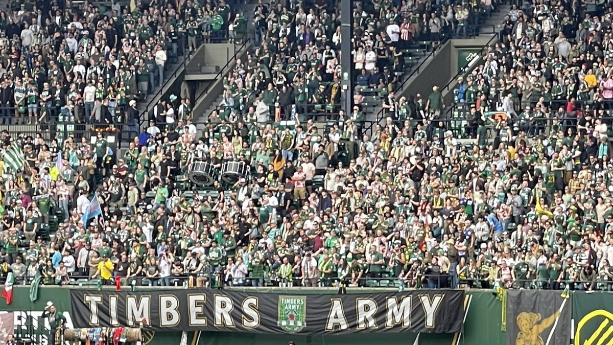 Proud to be green & cheer on @TimbersFC! #RCTID