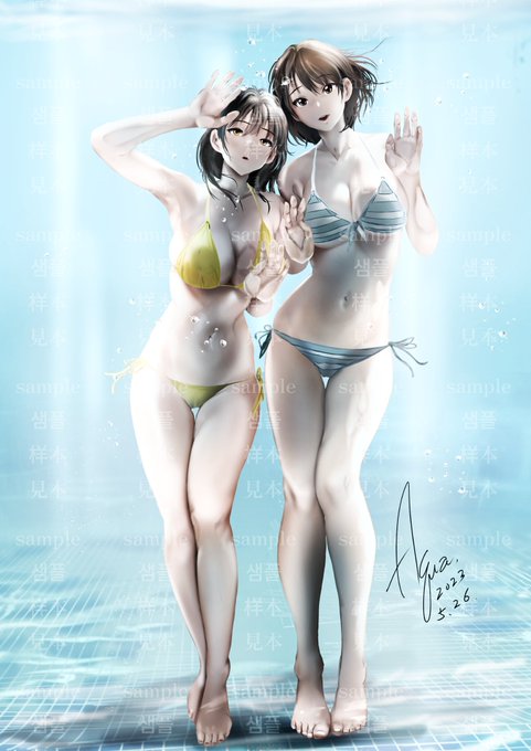 #暑いので水着の画像を貼る 