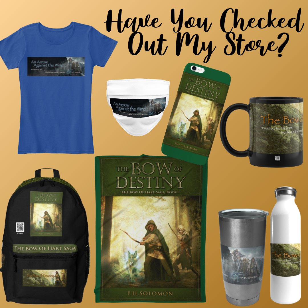 ph_solomon's tweet photo. Gear up for Spring!

Check it out...
https://t.co/V9ttGazByX
#swag #shop #gifts #treatyourself #booklover #TBOH #bowofhartsaga #BowOfDestinyStyle #FantasyFashion #PHSolomonApparel #EpicWear #ElvenElegance #RealmFashion #MagicalThreads #BowAndArrowStyle #ArchersWardrobe https://t.co/uhIIe9HFn3