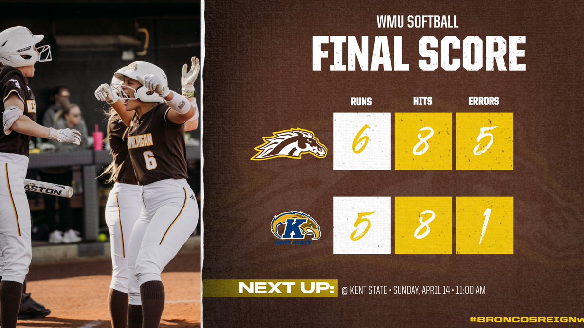 Final from Kent! We’re ready to close out the series tomorrow at 11:00 AM! #BroncosReign