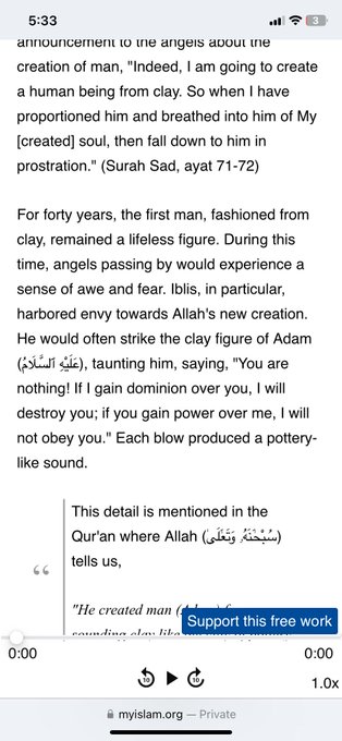 Wanna know why Satan didn&rsquo;t prostrate himself to Adam the successor of Earth ?!  Al-Baqaran 2:30-37 