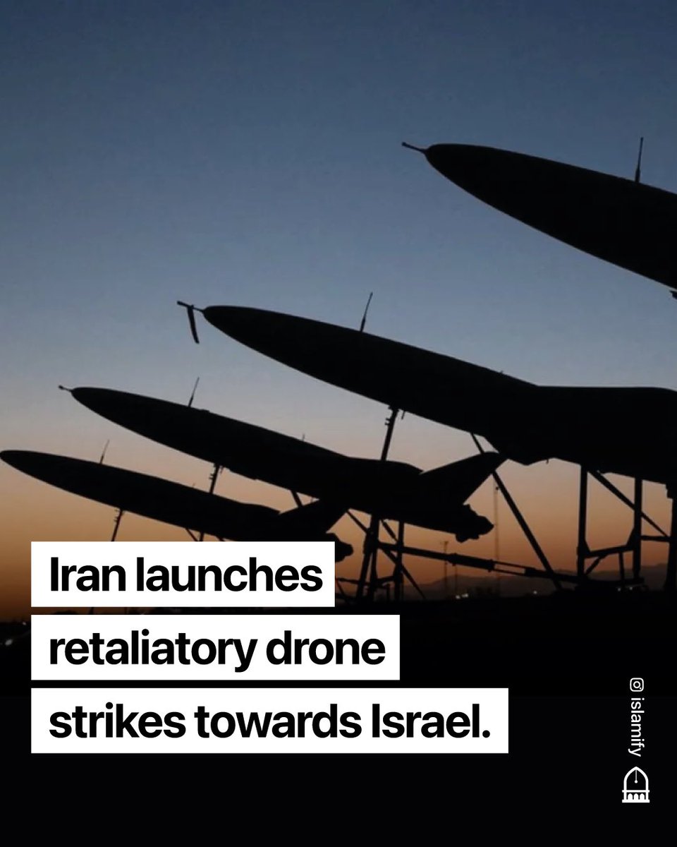 Iran has launched retaliatory drone strikes on Israel after Israel attacked the Iranian embassy complex in Syria last week.