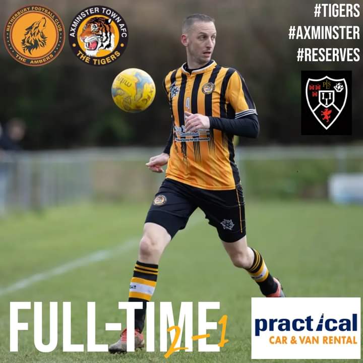 Not such a great afternoon for our reserves who lost 1-2 away at Netherbury FC. We go again on Tuesday away at Crewkerne with a 6:15pm KO and again on Saturday at home. Come down and support the lads. ⚽️Gary McAuley (penalty) #Tigers 🐅#Axminster 🧡#COYTigers ⚽️ @swsportsnews