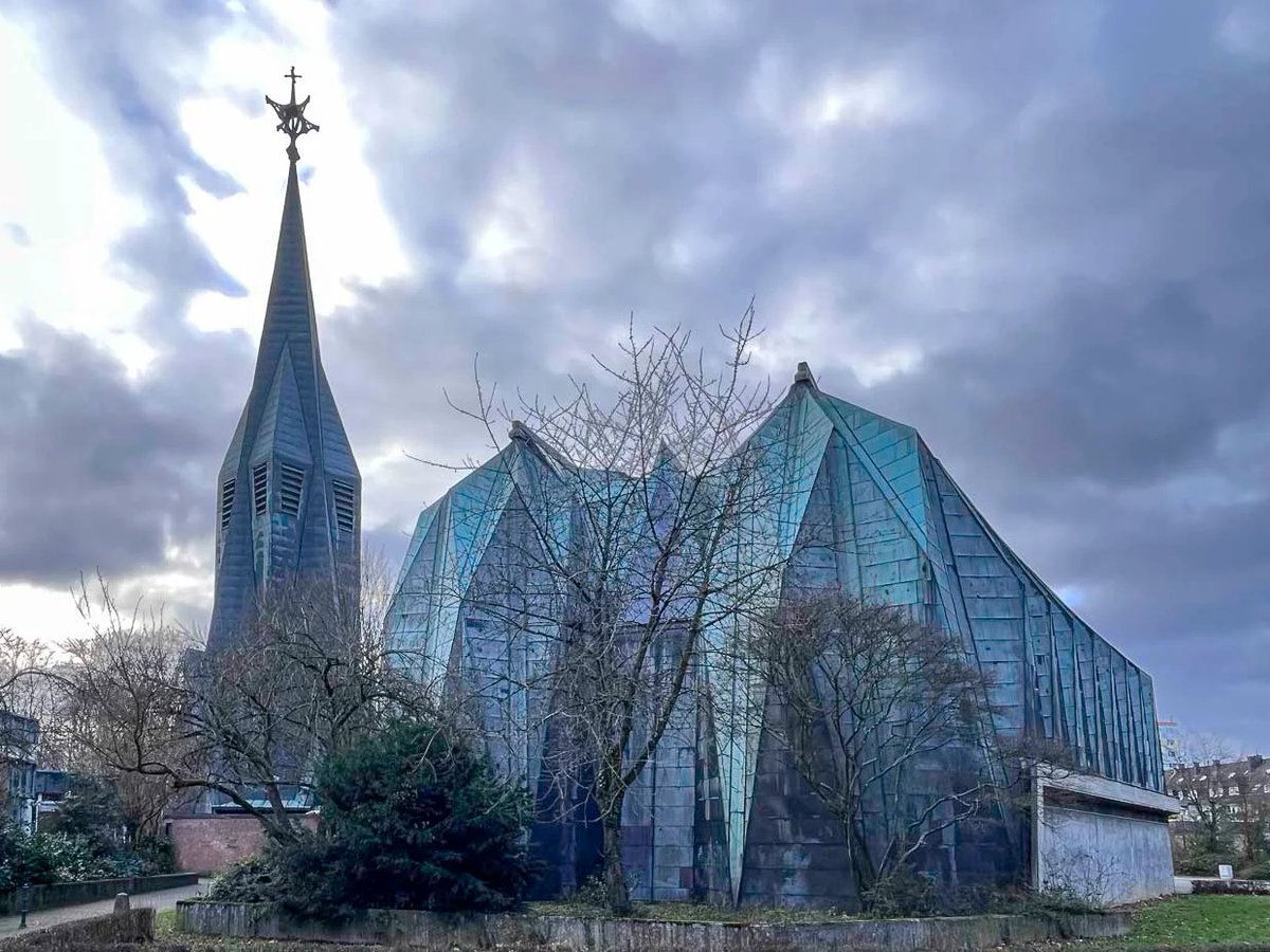 #57: Fritz Schaller, Church of St. Paul, Neuss (1966-68); structural engineering by Stefan Polonyi