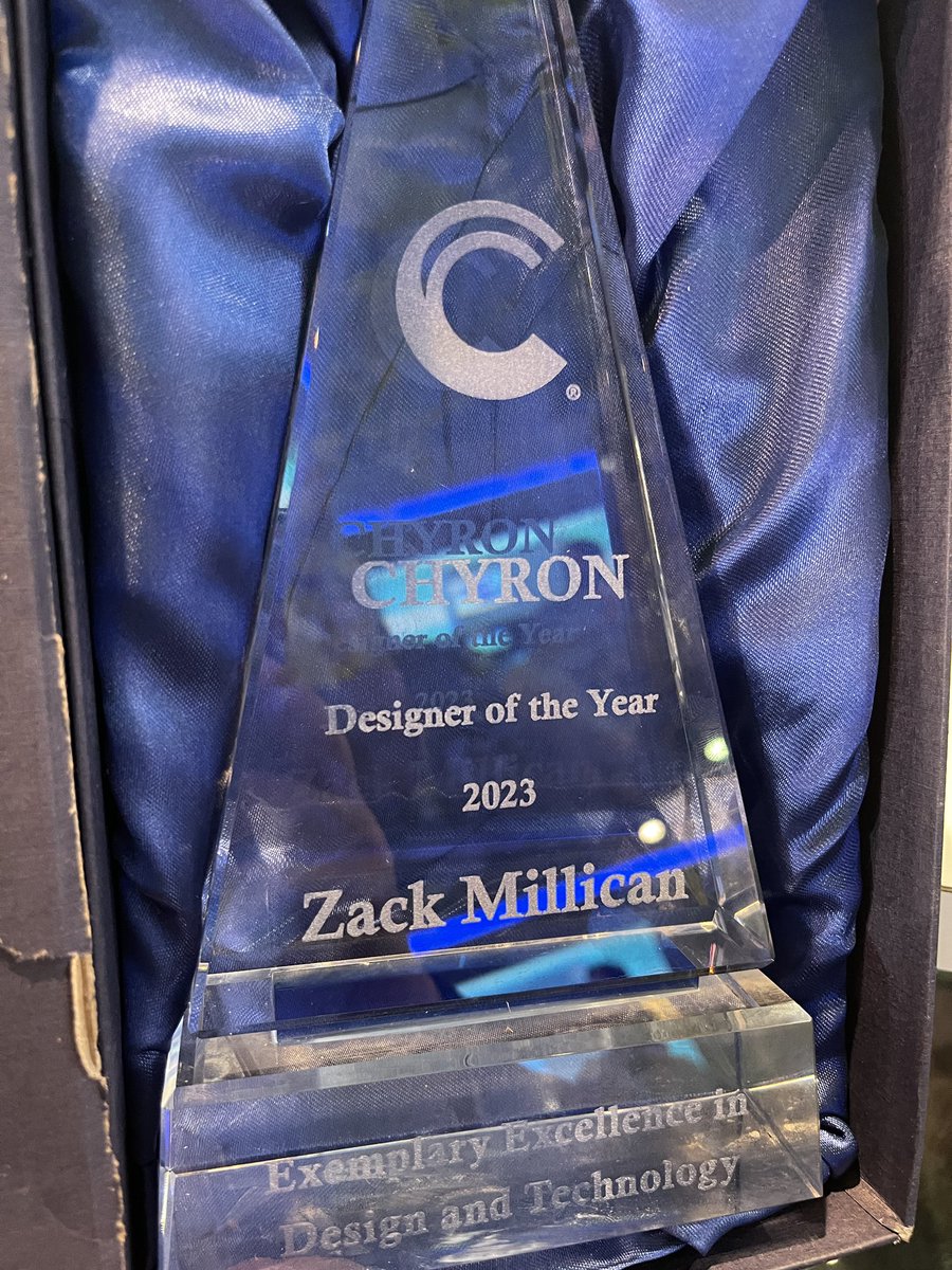 This time last year I won Designer of the Year at NAB from <a href="/ChyronHego/">Chyron</a>. Good luck to this year’s nominees. Hope to see you there!