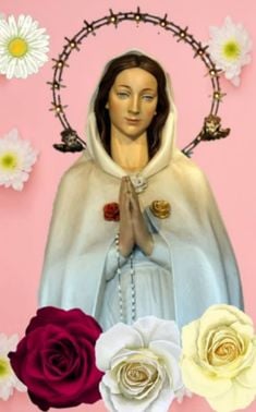Reina Rosa Mística del mundo, Reina del Universo, nuestra Madre, en Ti y por Ti bendecimos el misterio admirable de la Sangre de Jesús, el potencial más grande de Reconciliación.