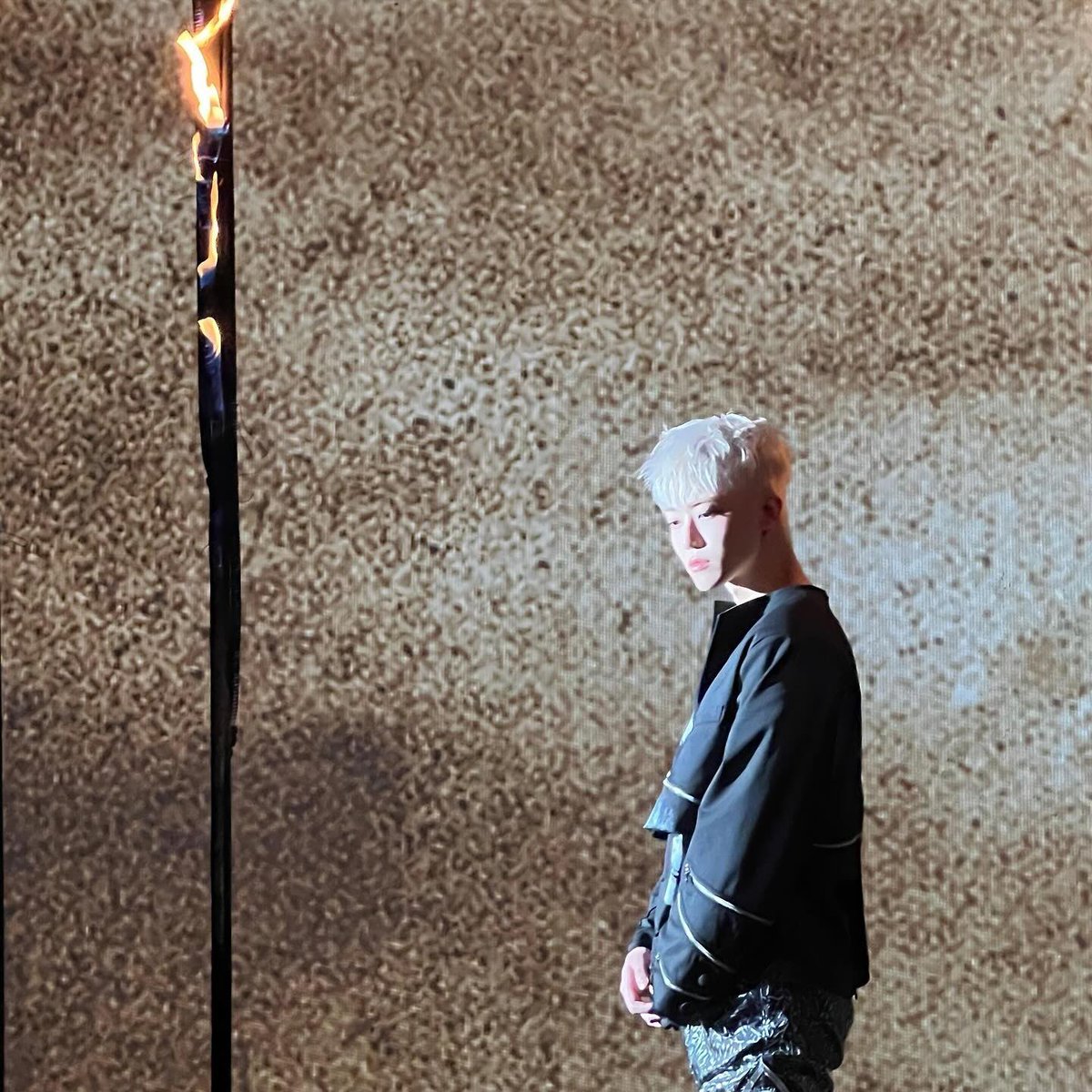 My spirit is burning with fire and forming a great aura.