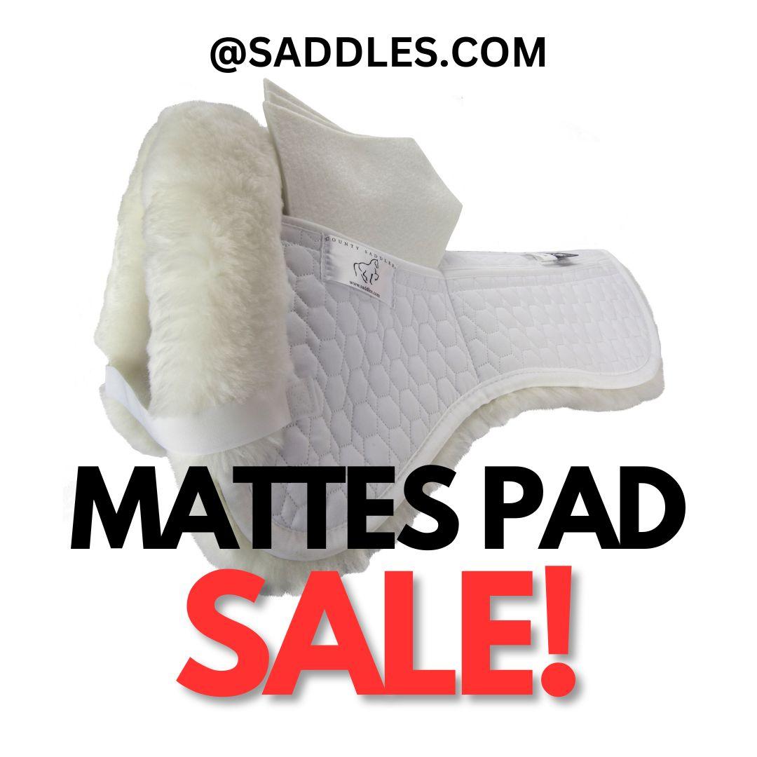 FREE SHIPPING ON MATTES SADDLE PAD SALE! @ THE COUNTY STORE! 😍 -