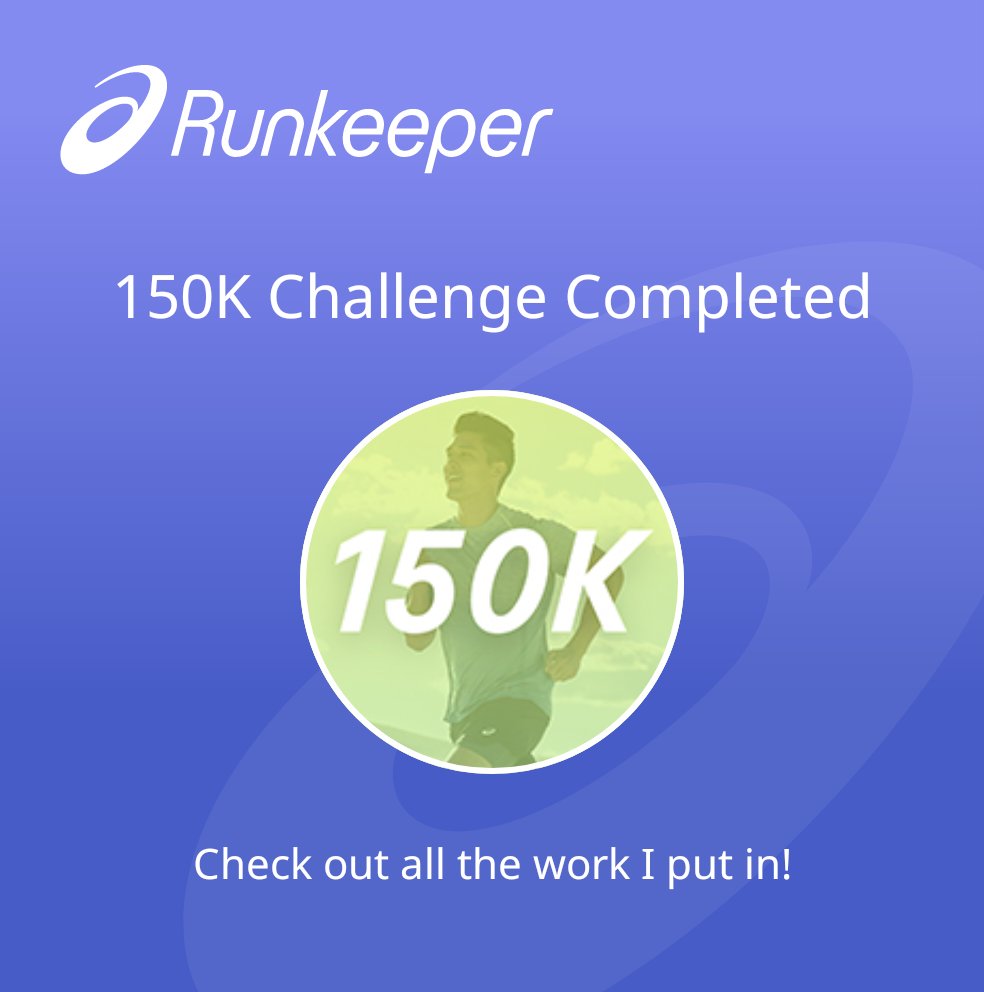 I challenged myself this month in the ASICS @Runkeeper app, and it paid off! #TrainWithRunkeeper