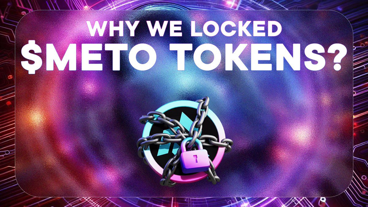 Exciting news! We've locked 63% of total $METO tokens for 2 years, and here's why: 1️⃣ Demonstrating our unwavering commitment to Metafluence 2️⃣ Motivating new investors to join our journey 3️⃣ Maintaining confidence among current investors who believe in Metafluence's long-term