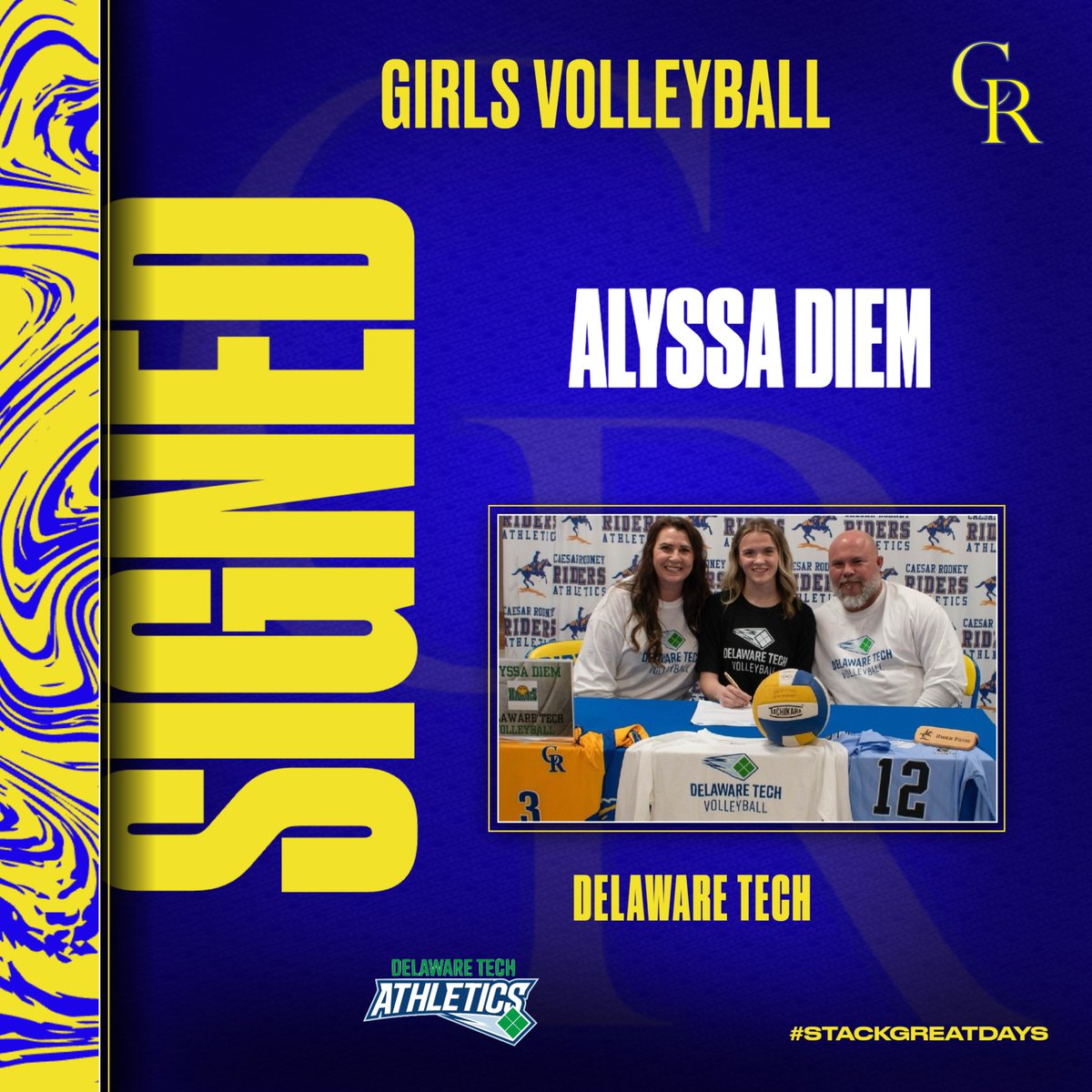 Congratulations to Alyssa Diem who will continue playing volleyball at the next level!! Go Alyssa and Go Riders!!🏐🏐🏐