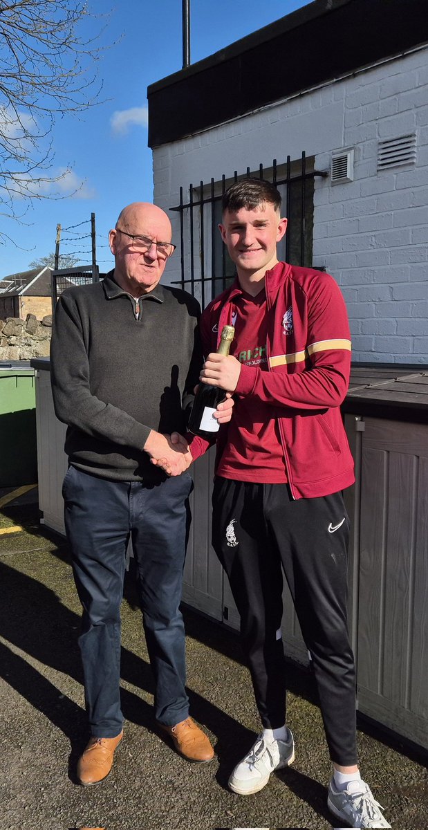 TODAY'S MAN OF THE MATCH Our match sponsors Tyneside Sunday Club Team hadn't a tough choice to make today - had to be four goal marksman @tom_davies10 fully deserving of his first MotM recognition since signing in January. Certain it won't be his last! Very well done Tom!