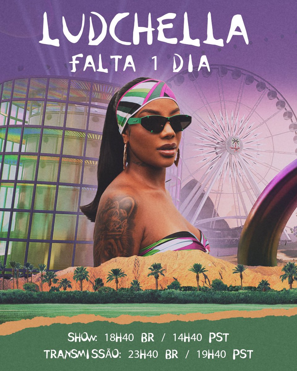 Gente, quero geral me assistindo amanhã no <a href="/coachella/">Coachella</a> 🫶🏾 

Meu show começa 18h40 BR / 14h40 PST e vai ser transmitido 23h40 BR / 19h40 PST no YouTube
