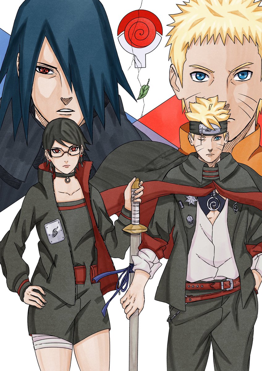 Sasuke/Sarada + Naruto/Boruto. She’s got her father’s eyes & Naruto as an idol, Boruto’s got Naruto’s eyes (but bluer) & Sasuke as an idol. One thing I’d give anything to see is Sasuke’s sword being also used by Sarada at some point. Desperately need her to pop off with kenjutsu.