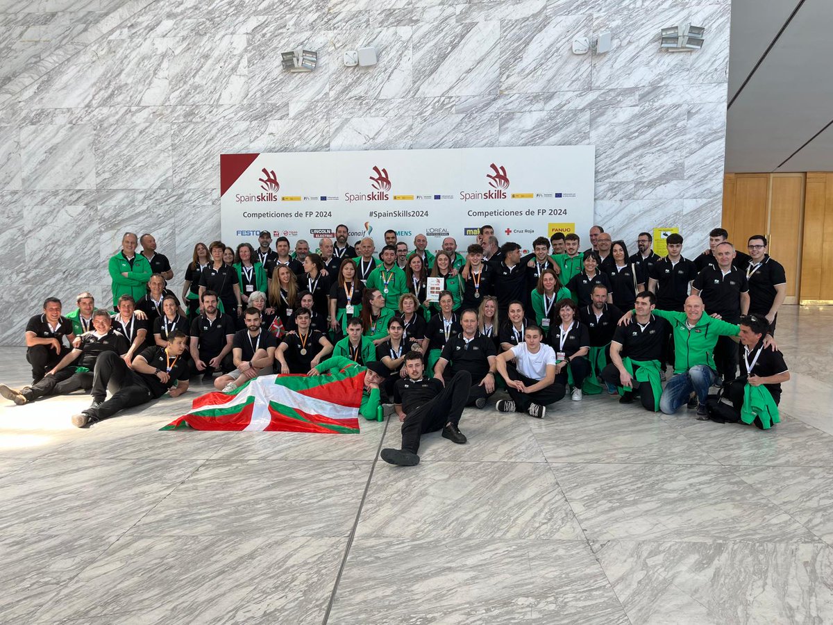 Amaitu dira #SpainSkills24 
Ohore bat izan da Euskal selekzioan parte hartzea!!
<a href="/EASOPolitek/">easo politeknikoa</a>
<a href="/FPeuskadi/">FPeuskadi</a>