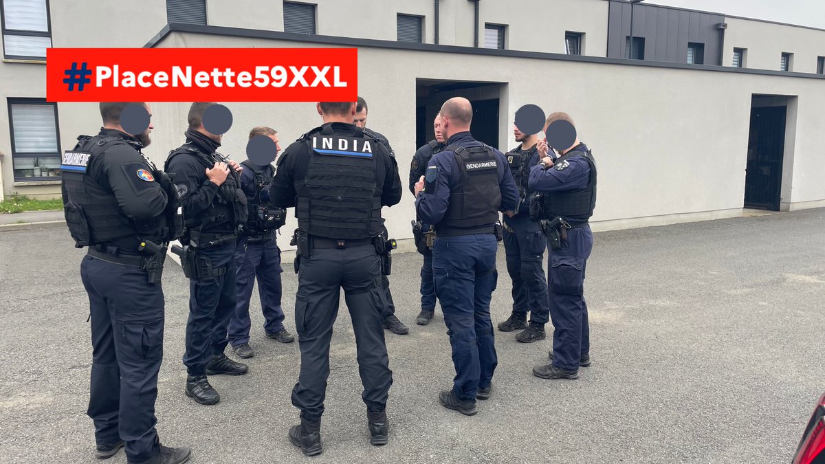 prefet59's tweet image. ⚠🔴#Sécurité 

L’opération #PlaceNette59XXL se poursuit : @Gendarmerie_059 a mené ce 11/04/24 une action de lutte contre les trafics et la délinquance sur la commune de #LeQuesnoy en présence notamment de la brigade fluviale.