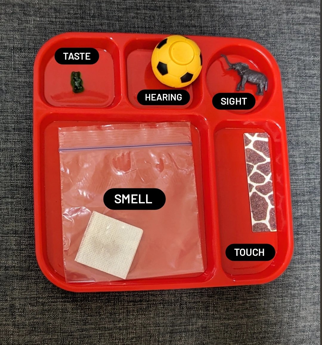 CounselorTanyaO's tweet image. Students are exploring their 5 senses &amp;amp; learning how to use the 5-4-3-2-1 grounding technique as a coping skill. 
👅👂🏾👀👃🏾🤚🏾

#SchoolCounselor #CopingSkills #CalmingStrategies
