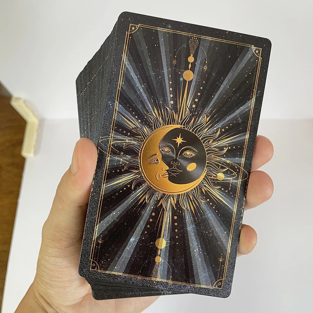TarotAwakened's tweet photo. Tarot is *never* out of season. 

Check out our new premium Gold Foil decks available now with Free Shipping ✨

Click here 👉 https://t.co/IOjFFmwpa6 https://t.co/xzh8iaSmPF