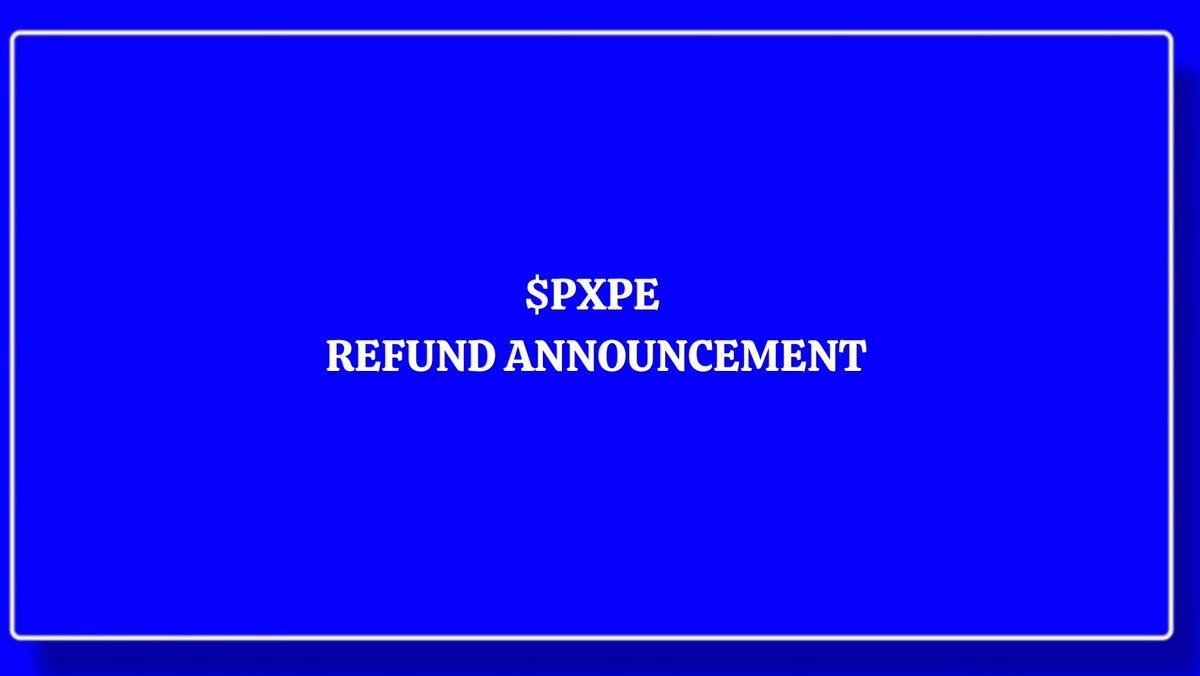 REFUND ANNOUNCEMENT

Dear Pixel Pepes,

We have witnessed a situation yesterday during the Pixel Pepe Base Mint, where some Whitelist owners could not mint due to an issue that is completely caused by Opensea. We have contacted Opensea Team to provide an immediate reaction, they