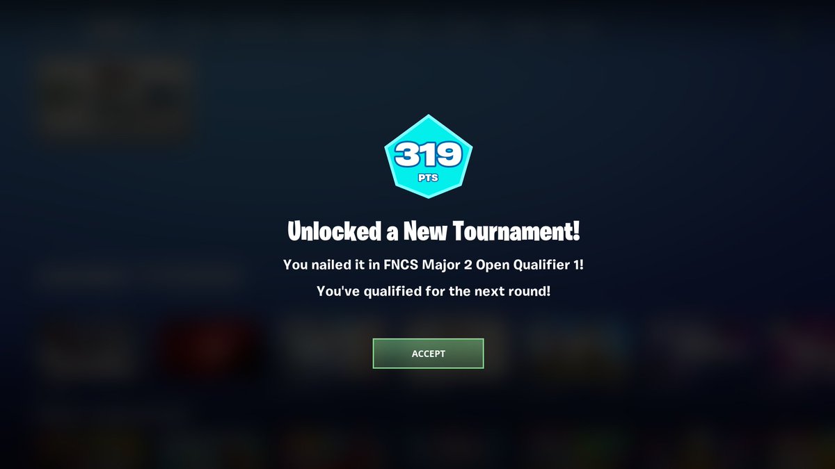 Qualified for round 2 FNCS 🤓