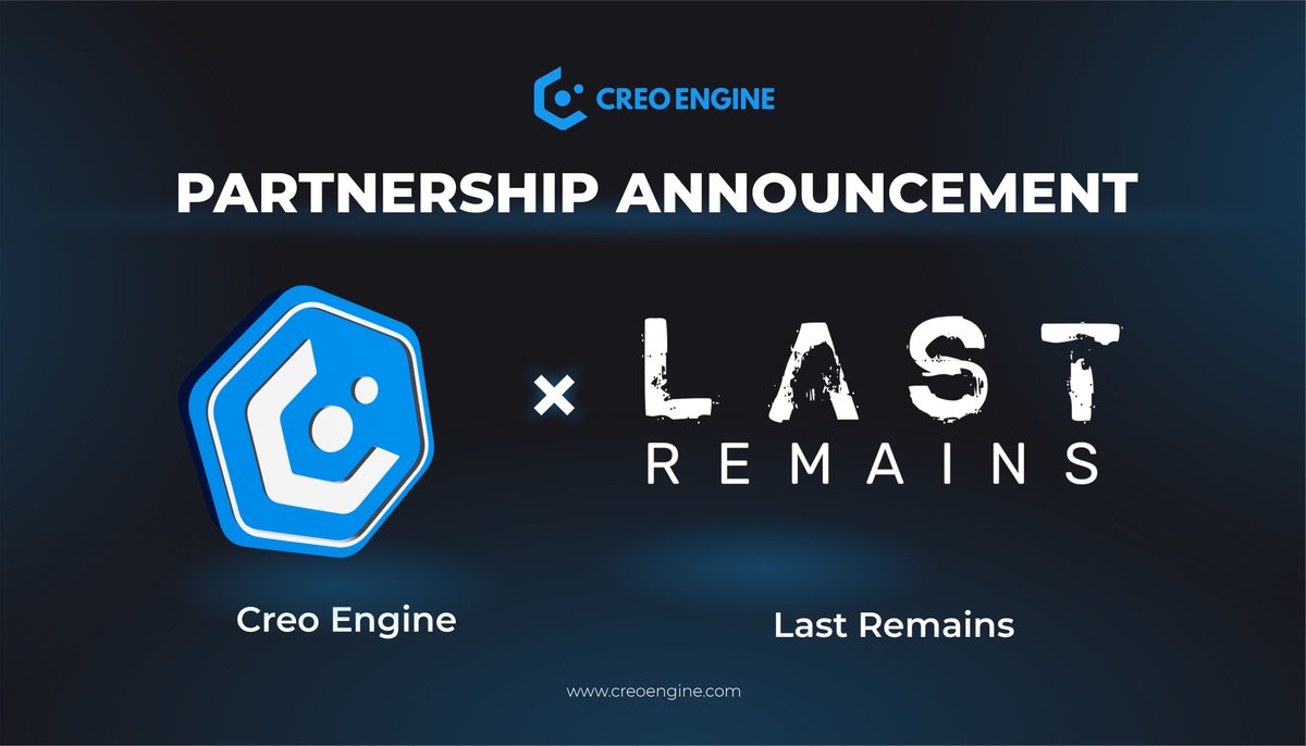 We’ve onboarded the most epic zombie survival Web3 gaming partner to @creoplay_app! Please welcome @PlayLastRemains and its $ZT community. $CREO X $ZT - 𝐍𝐨𝐭 𝐘𝐨𝐮𝐫 𝐎𝐫𝐝𝐢𝐧𝐚𝐫𝐲 𝐂𝐨𝐥𝐥𝐚𝐛𝐨𝐫𝐚𝐭𝐢𝐨𝐧 𝗪𝗲 𝗮𝗿𝗲 𝗽𝗿𝗼𝘂𝗱 𝘁𝗼 𝗷𝗼𝗶𝗻 𝗳𝗼𝗿𝗰𝗲𝘀 𝘄𝗶𝘁𝗵 𝘁𝗵𝗲