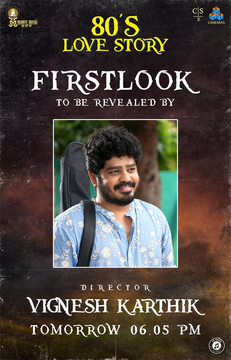 idiamondbabu's tweet photo. 80's Love Story First Look to be revealed by Actor #ThamanKumar & Director #VigneshKarthik on Tomorrow 06:05 PM
@cablesankar @srimusiqoffl @cablesankarent @SprCinemas @KskSelvaKumaar https://t.co/uTkR6vw3qH