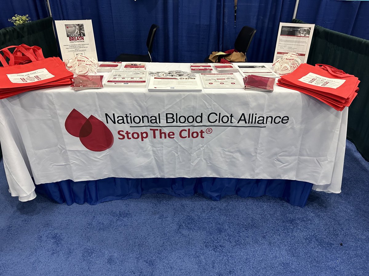 lesllake's tweet photo. Oh look! The @StopTheClot #VTE bags and material at the @TheAMSSM conference @baltimoreconve1 Raising #VTE awareness across the sports community because even athletes get #bloodclots #educatingthepublic #educatingclinicians #stoptheclot https://t.co/DfzbZpU03S