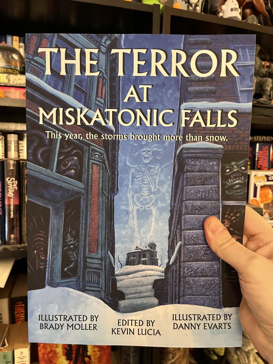 Out Now! This book is illustrated, has a wraparound story, & is full of poetry! My poem “The End Times in Miskatonic Falls” lies in these pages along w/ poetic talents! From Cemetery Dance!! (Bucket list publisher 4 me has been crossed off!) @CemeteryDance @RichardChizmar