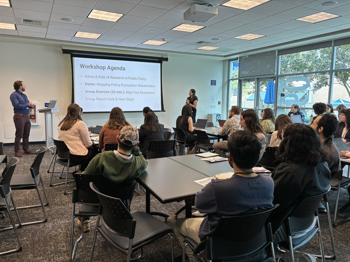 Welcome to day 2 of the #SciPolSymposium! NSPN old-timers Holly Mayton and Drew Story are sharing their own #SciPol journeys and helping attendees map out their own paths. Where are you excited to go on your policy journey?