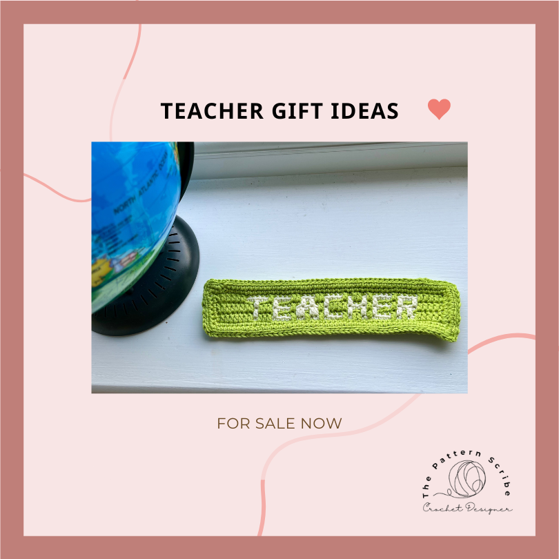 A quick, easy, and heartfelt pattern. Show your appreciation with the Teacher Bookmark crochet pattern. 🍎✨ Get it on the website or Ravelry! 📚💕 #TeacherGifts #CrochetPatterns #GratitudeCrafts #SBS #MHHSBD #TeacherGifts #ThankYouGifts

linktr.ee/ThePatternScri…