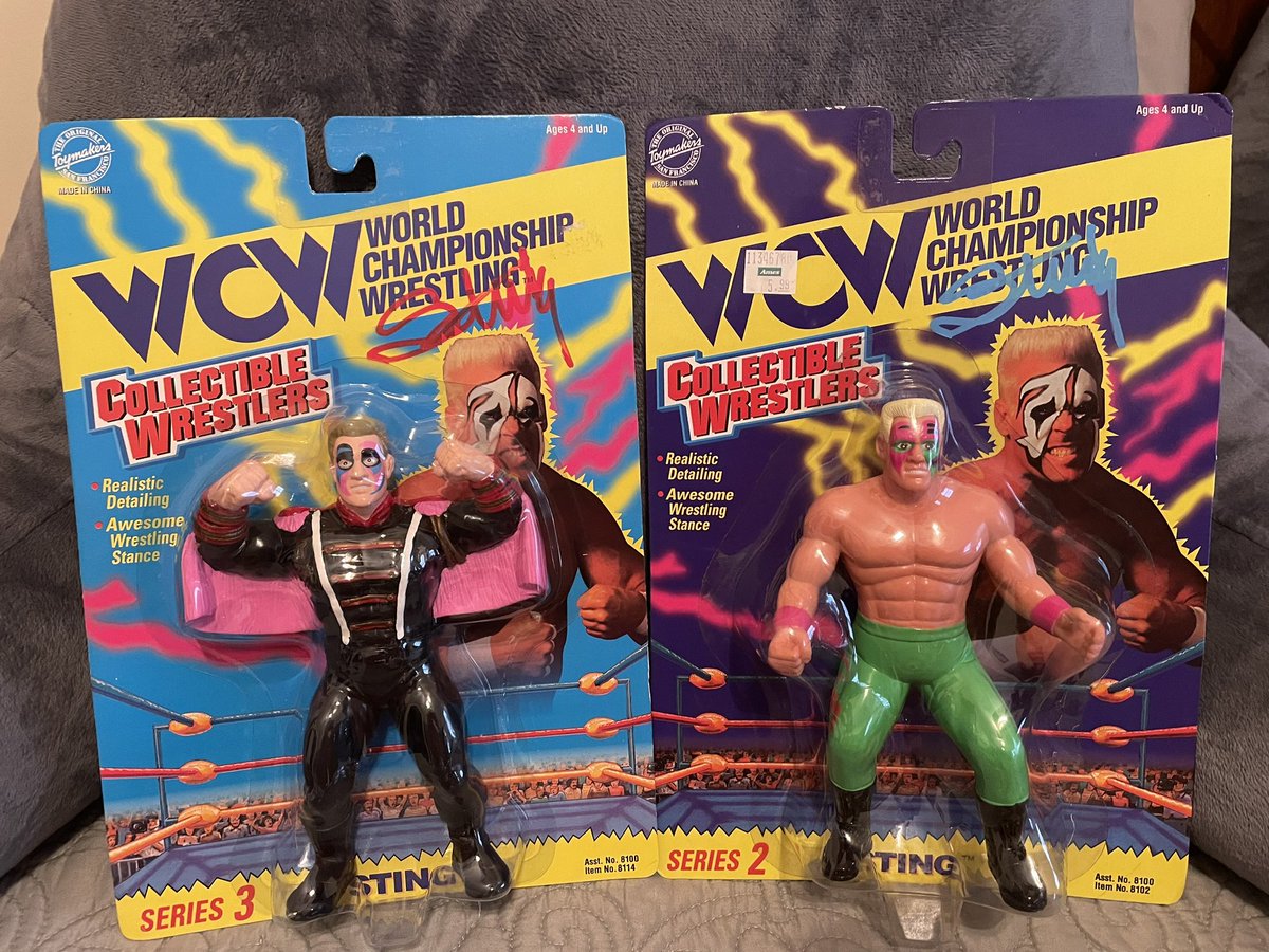 Axel_Foley13's tweet photo. Cannot praise @Highspots and @wrestlecon enough. Tremendous customer service and returned my items as safely as I sent to them. Great experience with @Sting Mail-Ins and because of it Iβll def be doing mail-ins in the future. #sting #wrestlecon #wcw #osftm #figlife #galoob https://t.co/KAvKH5GZO2