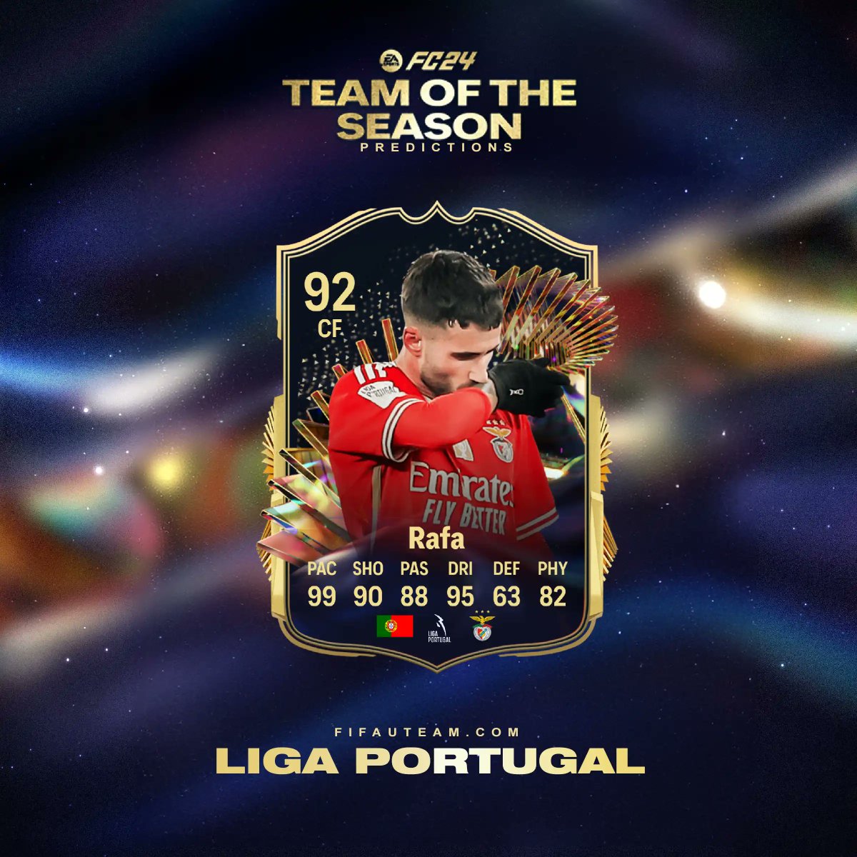 Is 🇵🇹 Rafa speeding towards the Team of the Season?
#FC24 #LigaPortugal 

More #TOTS Predictions 👇
fifauteam.com/fc-24-team-of-…