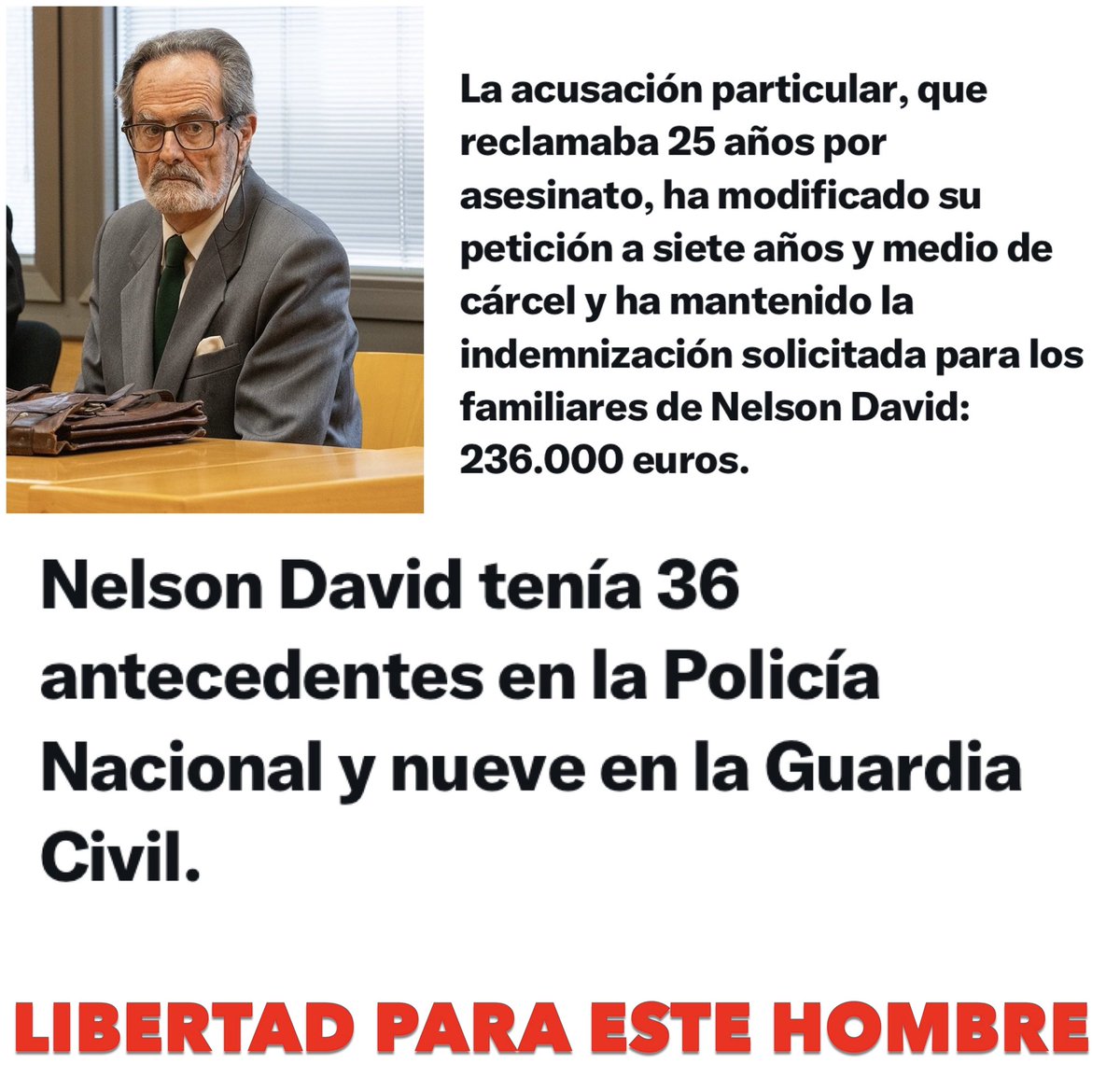#LibertadPepeLomas
ES VERGONZOSO 
QUE TENÍA QUE HACER?
DEJARSE MATAR?
UN💩DELINCUENTE CON 36 ANTECEDENTES QUE ENTRA EN SU CASA CON UNA MOTOSIERRA. 
TIENE TODO MI APOYO