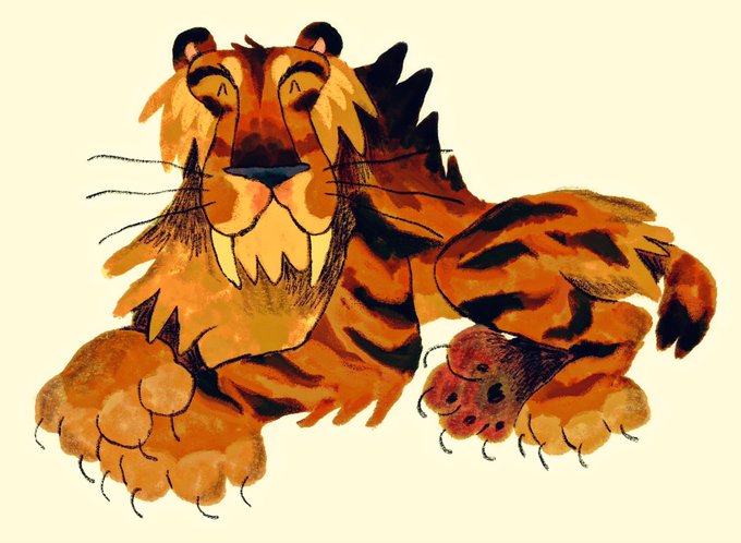 「no humans tiger」 illustration images(Latest)