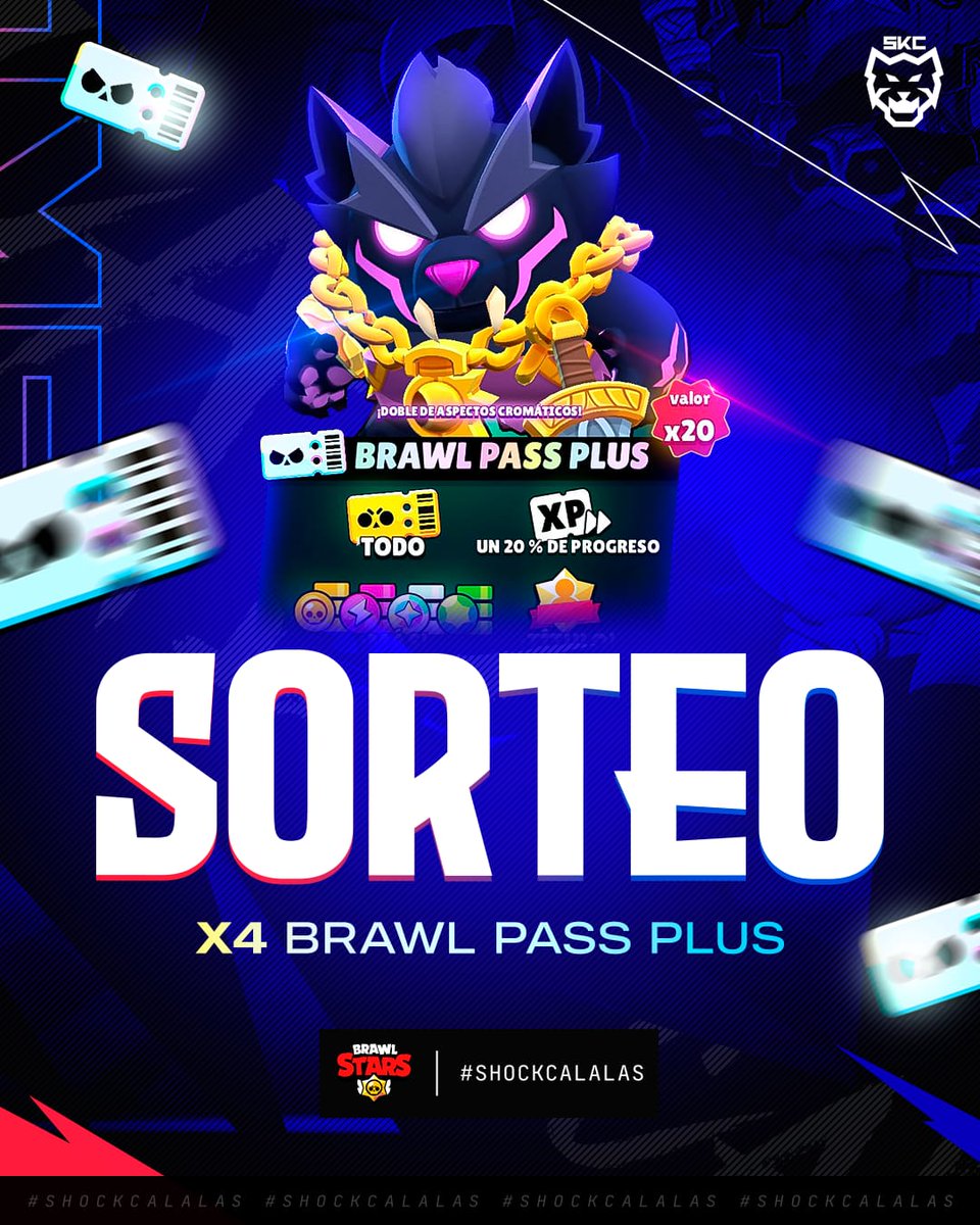 🔴 SORTEO 4 PASS 🔵 Para darles la bienvenida traemos un TREMENDO SORTEO a toda la comunidad. 🎲 ¡Completa los requisitos y listo! 👇🏼 Seguir 🔄+❤️ Menciona 2 amigos. 🐯 @SKCalalas 👤 @Doritos_BS 👤 @VTzimBS 👤 @Cauebr_Bs 👤 @VitorAcee Finaliza el viernes 19 Abril. 📆