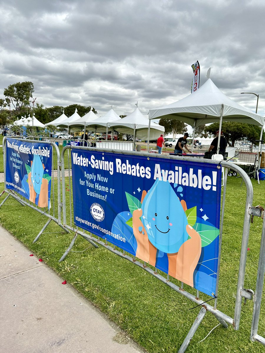 South Bay Earth Day is here!💧🌎Otay is a proud sponsor! Stop by our booth today at Bayfront Park in Chula Vista. #EarthDay #ChulaVista